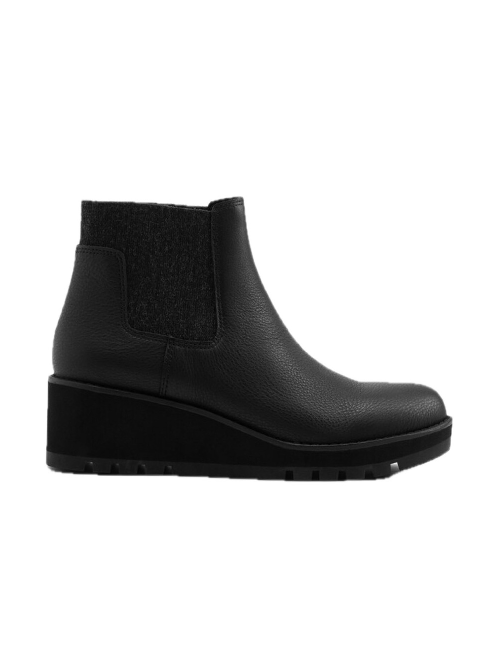 Eileen Fisher Chelsea Wedge Washed Leather Bootie